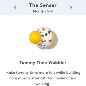 Lovevery tummy time wobbler